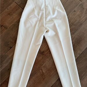 Zara Cream Tailored Trousers